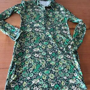 Zara Green Floral Mini Dress